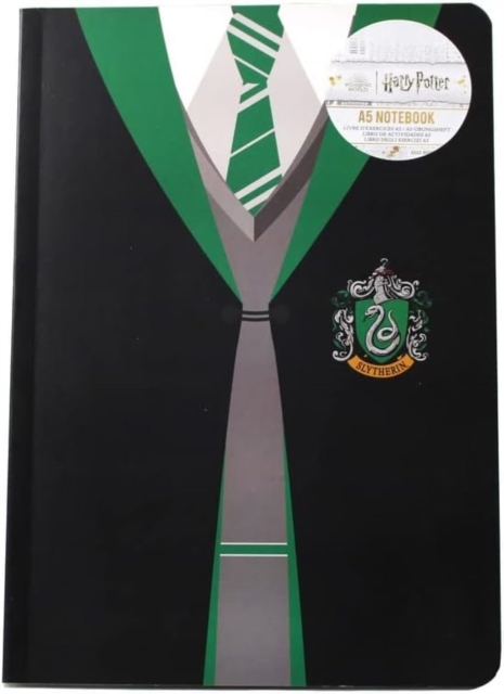 Harry Potter - Uniform Slytherin A5 Notebook, Paperback Book