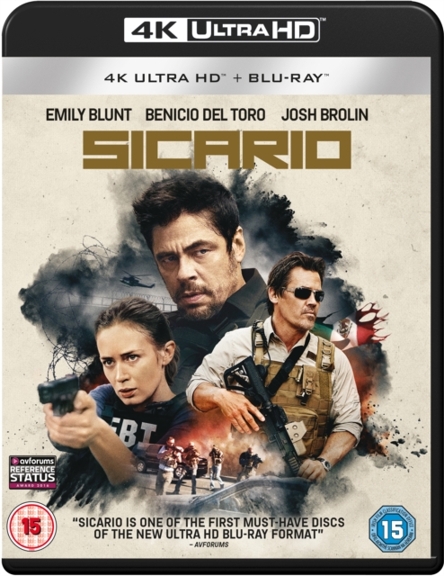 Sicario, Blu-ray BluRay