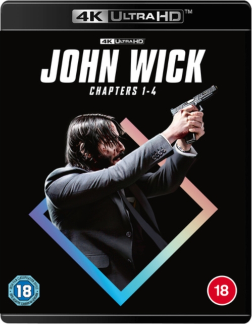 John Wick: Chapters 1-4, Blu-ray BluRay