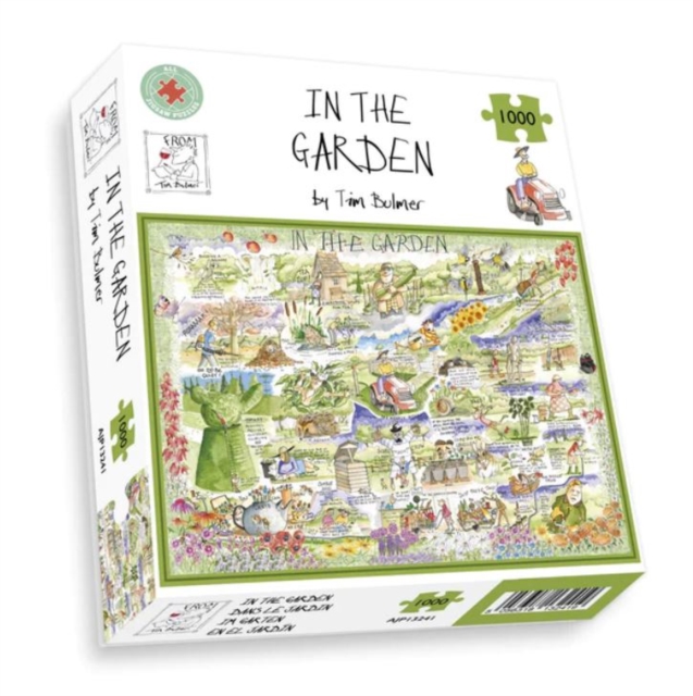 Tim Bulmer's In The Garden Jigsaw 1000 Piece Puzzle, Paperback Book