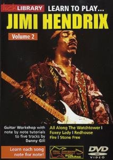 Lick library: Learn to play Jimi Hnedrix vol 2, DVD DVD