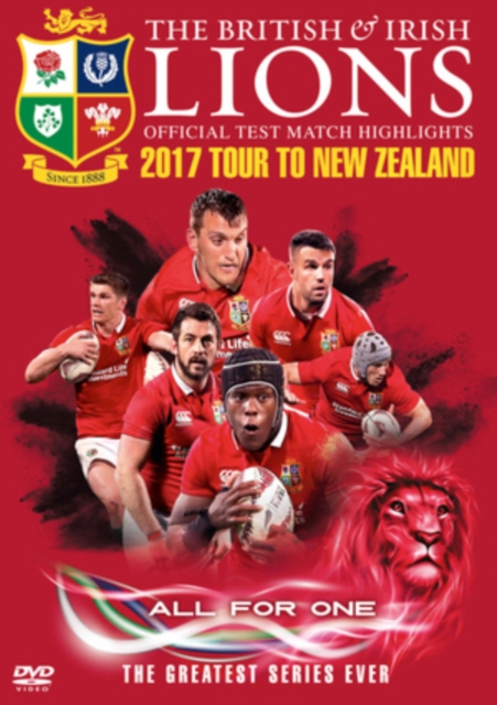 British and Irish Lions: Official Test Match Highlights - 2017..., DVD DVD