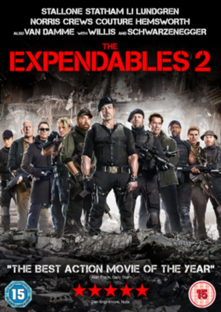 The Expendables 2, DVD DVD