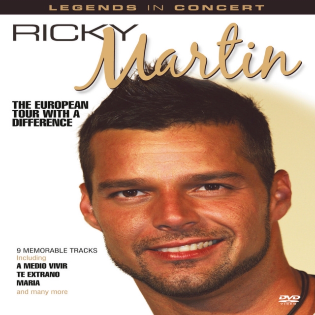 Ricky Martin: European Tour With a Difference, DVD  DVD