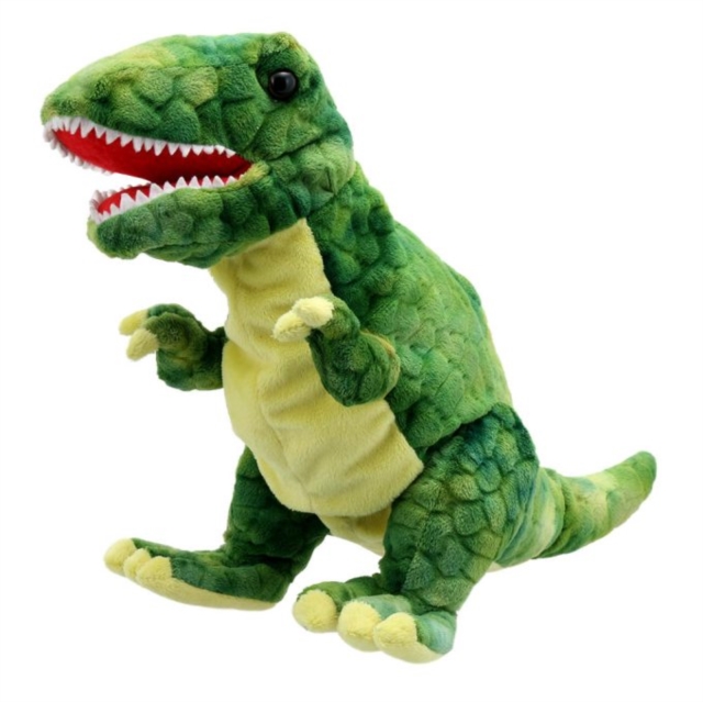 Baby T-Rex (Green) Soft Toy, Paperback Book