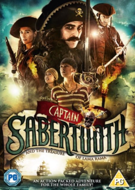 Captain Sabertooth and the Treasure of Lama Rama, DVD  DVD