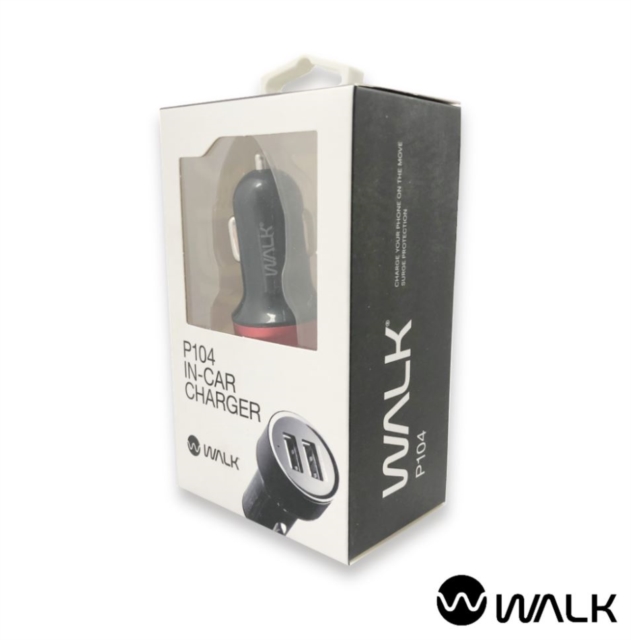 WALK P104 USB In Car Charger             ,  Merchandise