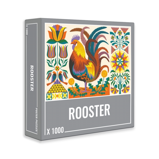 Rooster Jigsaw Puzzle (1000 pieces), Paperback Book