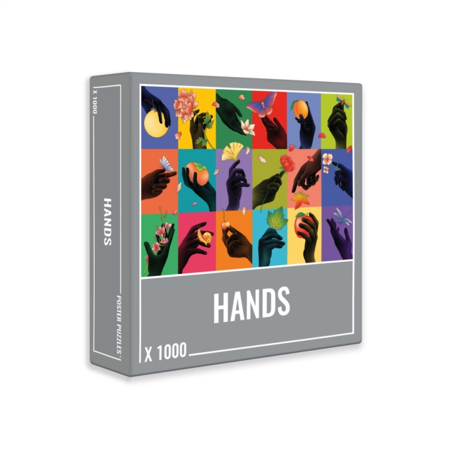Hands Jigsaw Puzzle (1000 pieces), Paperback Book