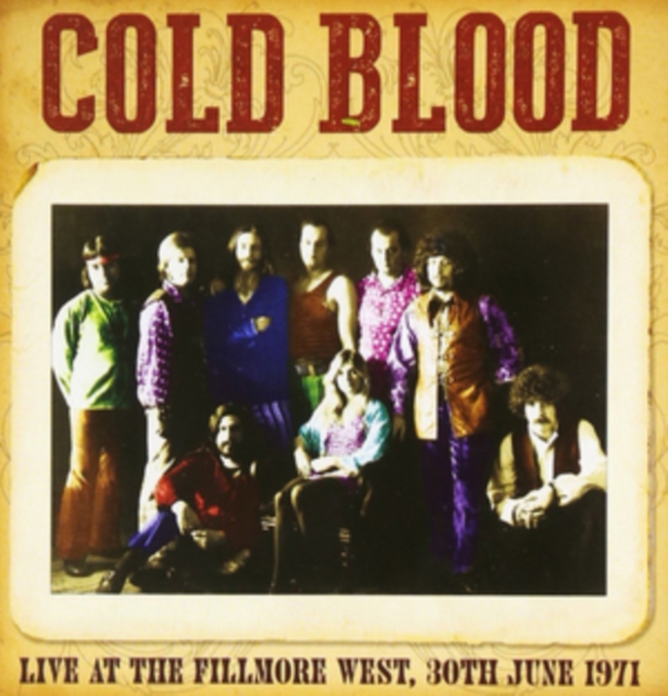 Live at the Fillmore West, 30th June 1971, CD / Album Cd