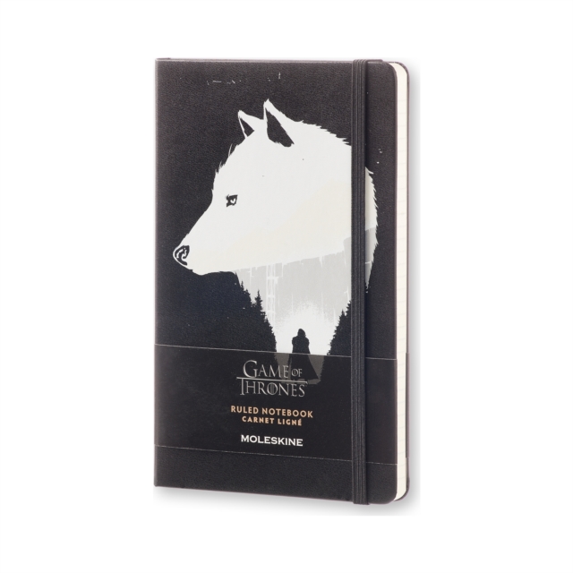 Moleskine Game Of Thrones Limited Edition Large Ruled Notebook (jon Snow), Paperback Book