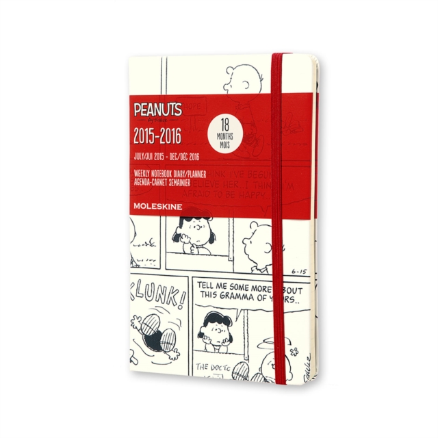 Moleskine Peanuts Limited Edition 18 months Weekly Notebook Diary/Planner 2015-16, Hardback Merchandise