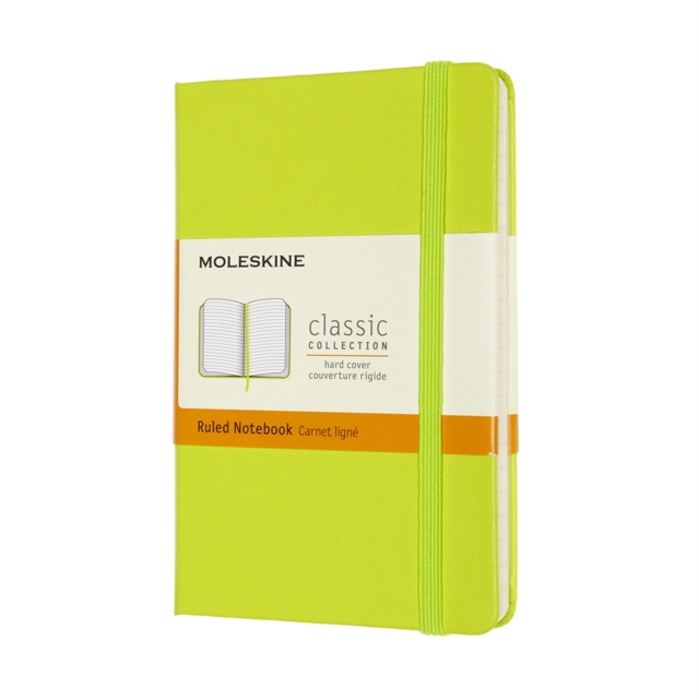 Moleskine Pocket Ruled Hardcover Notebook : Lemon Green,  Book
