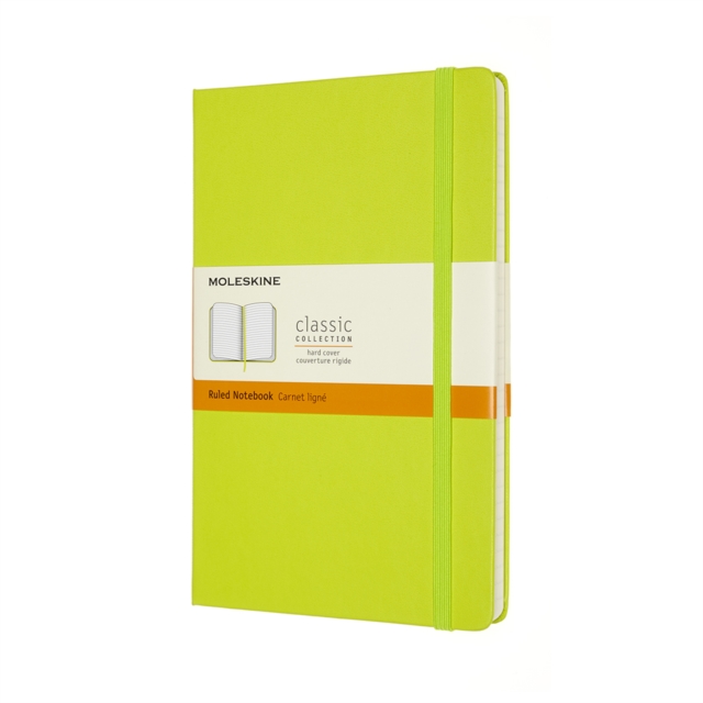 Moleskine Large Ruled Hardcover Notebook : Lemon Green,  Book