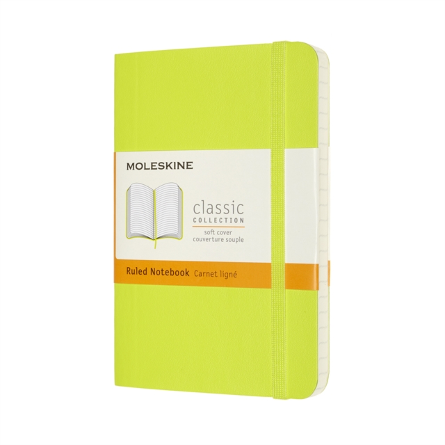 Moleskine Pocket Ruled Softcover Notebook : Lemon Green,  Book