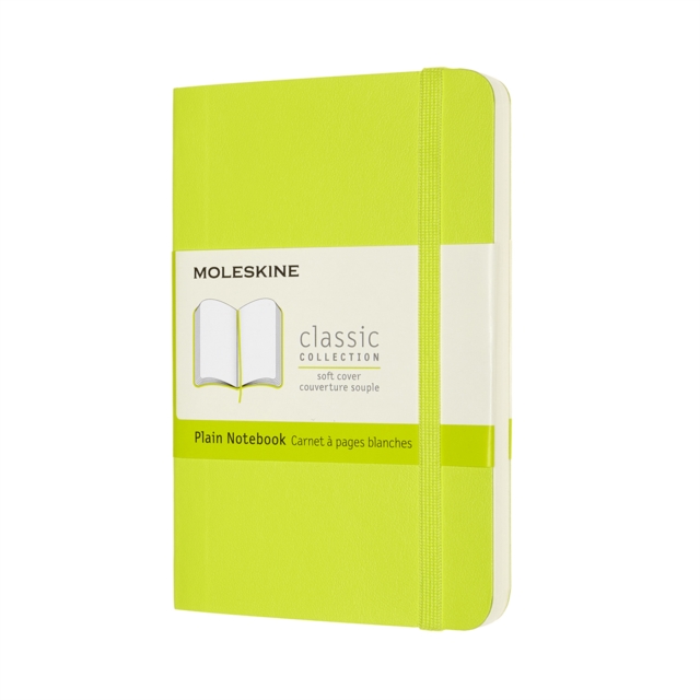 Moleskine Pocket Plain Softcover Notebook : Lemon Green,  Book