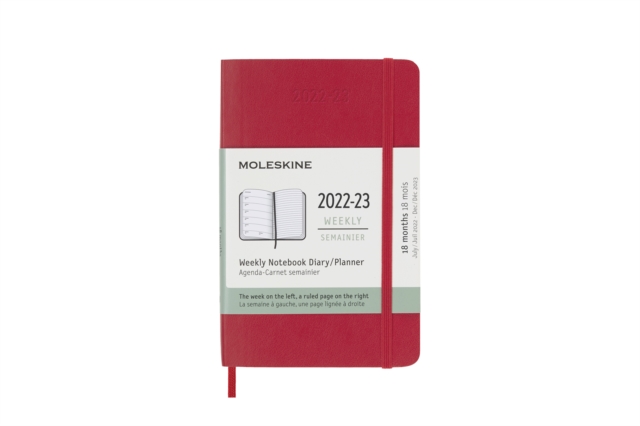 MOLESKINE 2023 18MONTH WEEKLY POCKET SOF,  Book