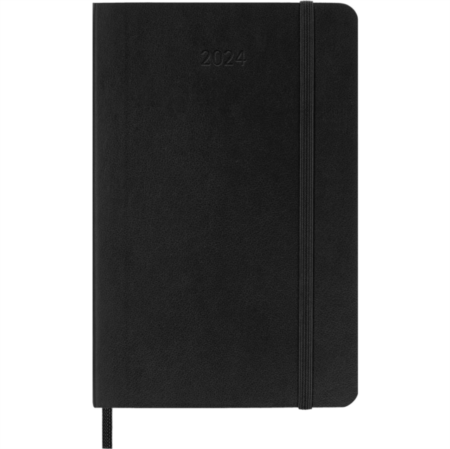Moleskine 2024 12-Month Monthly Pocket Softcover Notebook, Paperback Book