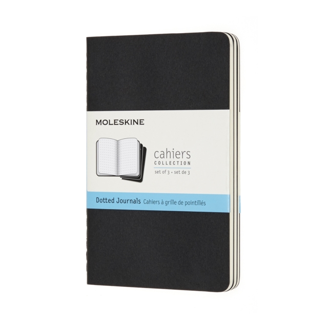 Moleskine Cahier Journals Pocket Dot Black, Notebook / blank book Book