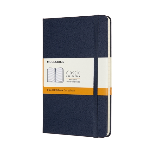 Moleskine Medium Ruled Hardcover Notebook : Sapphire Blue, Notebook / blank book Book