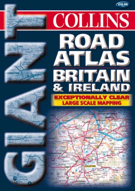 2000 Giant Road Atlas Britain and Ireland, Spiral bound Book