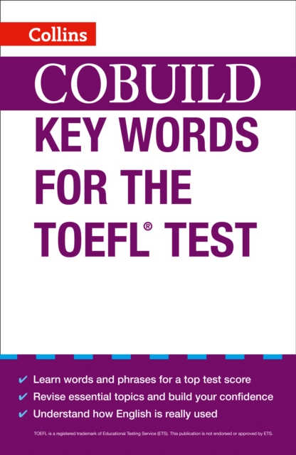 COBUILD Key Words for the TOEFL Test, Paperback / softback Book