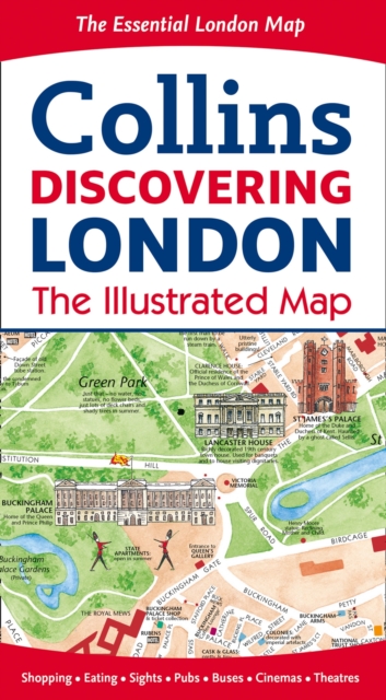 Discovering London Illustrated Map, Sheet map, folded Book