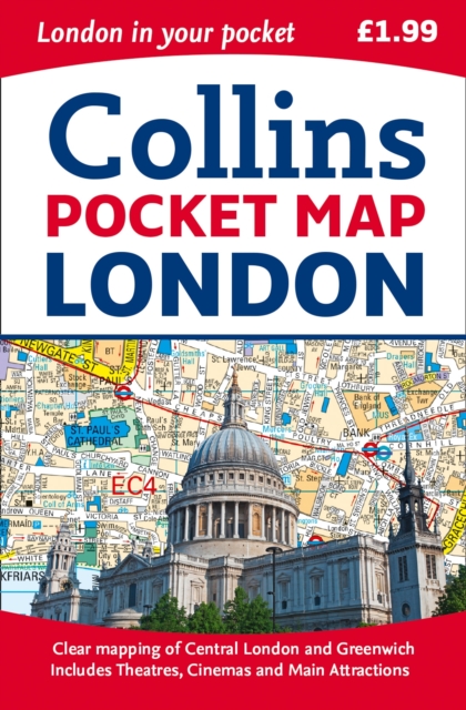 London Pocket Map, Sheet map, folded Book