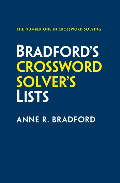 Collins Bradford's Crossword Solver's Lists, Paperback / softback Book