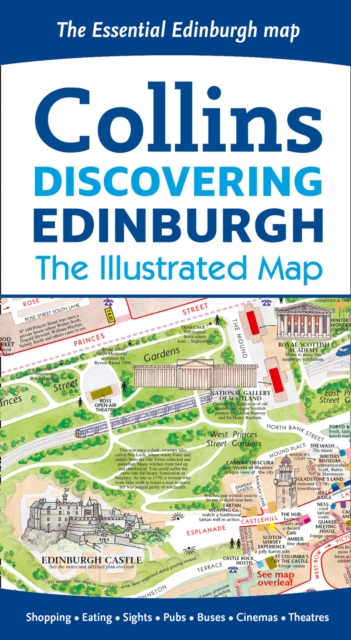 Discovering Edinburgh Illustrated Map, Sheet map, folded Book