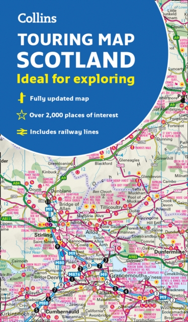 Scotland Touring Map : Ideal for Exploring, Sheet map, folded Book