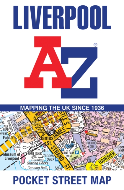 Liverpool A-Z Pocket Street Map, Sheet map, folded Book