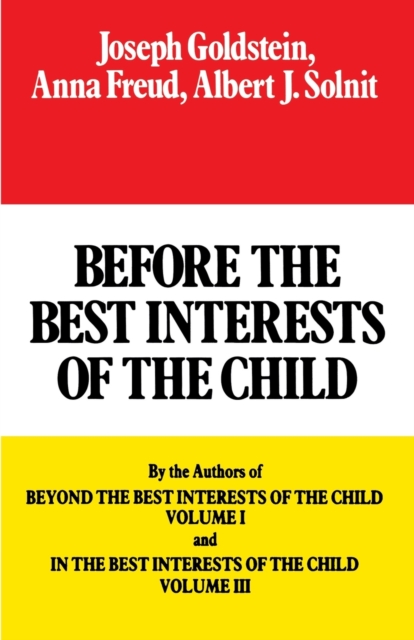 Before the Best Interests of the Child, Paperback / softback Book