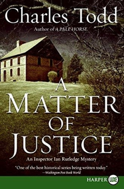 A Matter of Justice Large Print, Paperback / softback Book