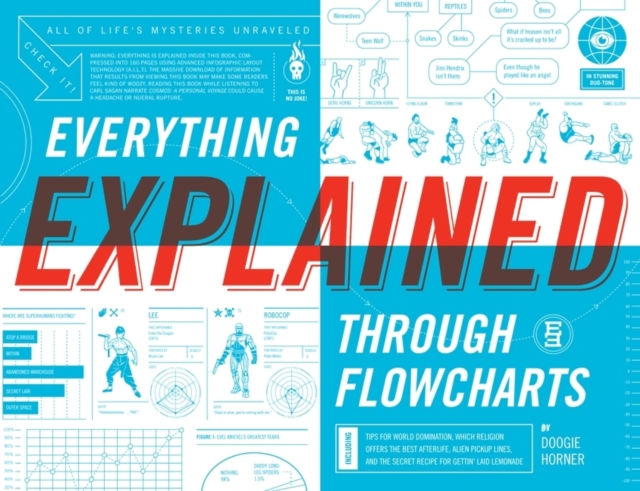 Everything Explained Through Flowcharts : All of Life's Mysteries Unraveled, Including Tips for World Domination, Which Religion Offers the Best Afterlife, Alien Pickup Lines, and the Secret Recipe fo, Paperback Book