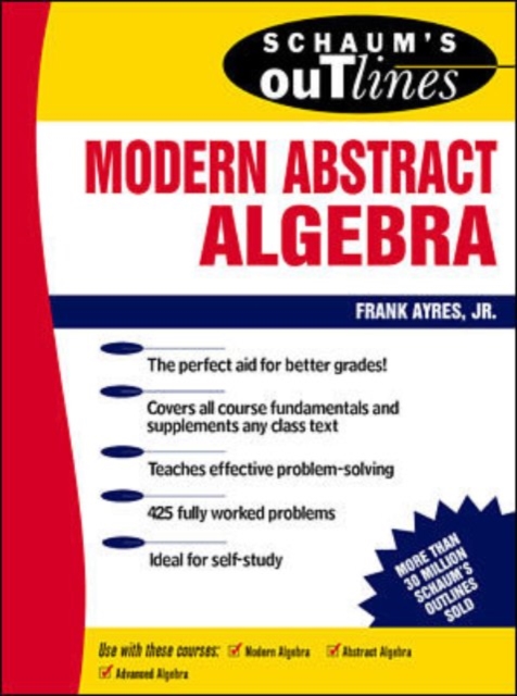 Schaum's Outline of Modern Abstract Algebra, Paperback / softback Book
