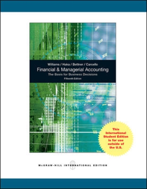 Financial & Managerial Accounting, Paperback / softback Book