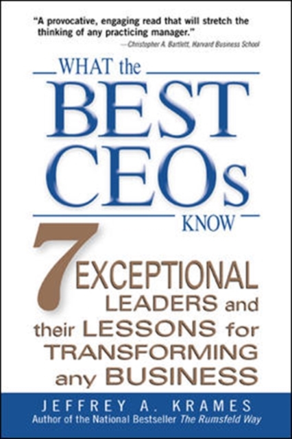 What the Best CEOs Know, PDF eBook