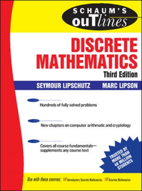 Schaum's Outline of Discrete Mathematics, 3rd Ed., Paperback / softback Book