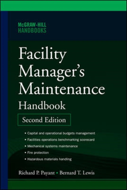 Facility Manager's Maintenance Handbook, Hardback Book