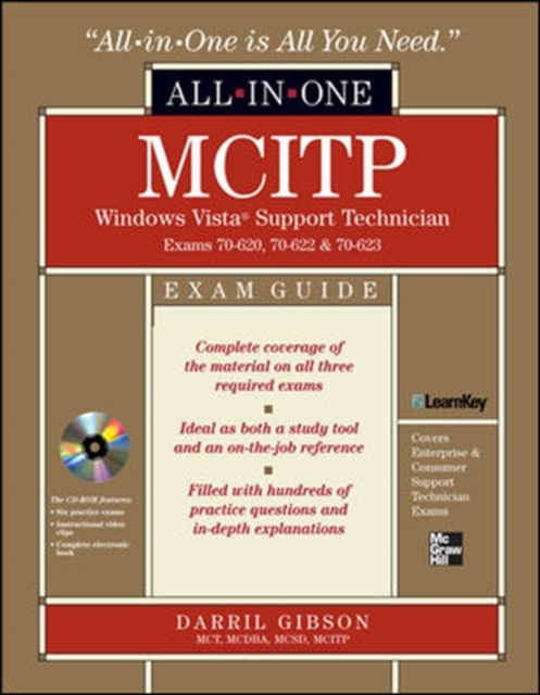 MCITP Windows Vista Support Technician All-in-One Exam Guide (Exam 70-620, 70-622, & 70-623), Mixed media product Book