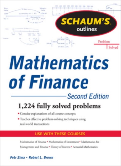 Schaum's Outline of  Mathematics of Finance, Second Edition, Paperback / softback Book