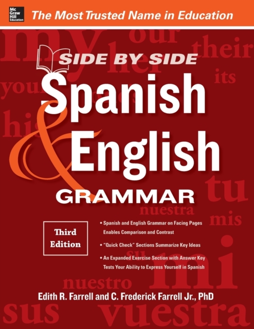 Side-By-Side Spanish and English Grammar, Paperback / softback Book