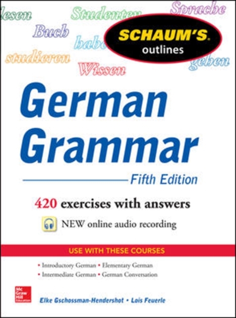 Schaum's Outline of German Grammar, Paperback / softback Book