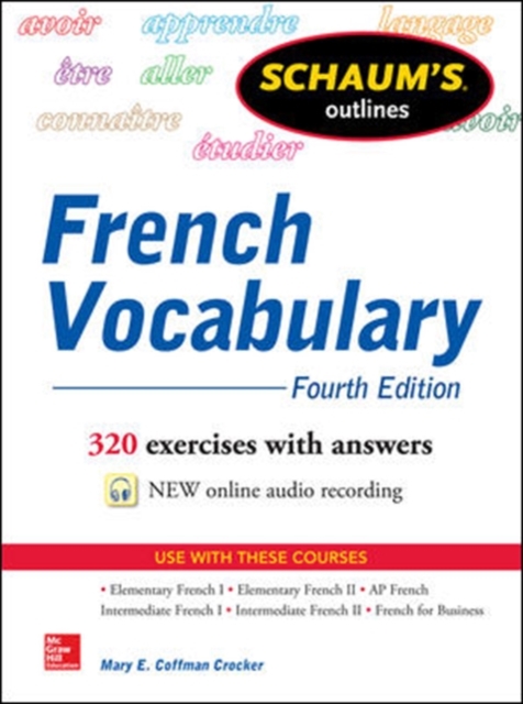 Schaum's Outline of French Vocabulary, Paperback / softback Book