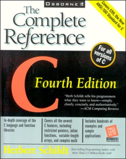 C: The Complete Reference, Paperback / softback Book