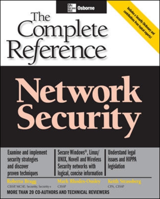 Network Security: The Complete Reference, Paperback / softback Book