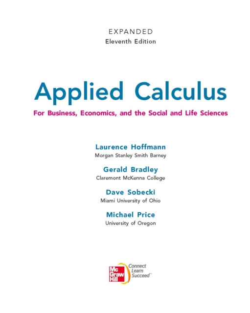 EBOOK: Applied Calculus for Business, Economics and the Social and Life Sciences, Expanded Edition, PDF eBook