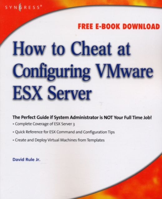 How to Cheat at Configuring VmWare ESX Server, PDF eBook