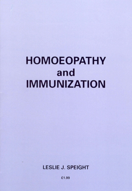 Homoeopathy And Immunization, Paperback / softback Book